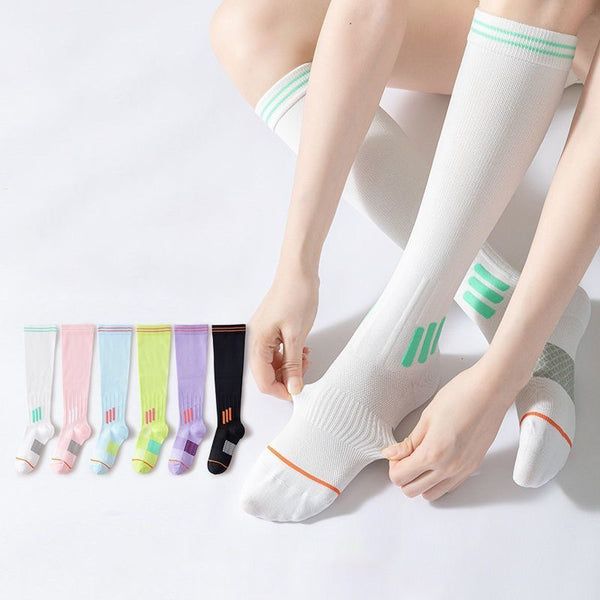 Personalized Professional Athletic Compression Fitness Socks Women Non-slip Yoga Pilates Socks for Women