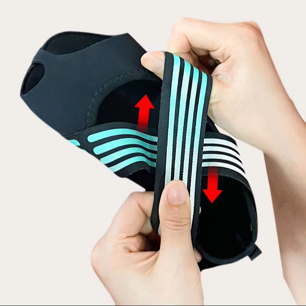 New Designer Women's Indoor Toeless Anti-slip Dance Yoga Socks Grip Five Toe Gym Pilates Ballet Socks Custom