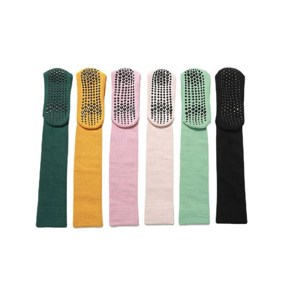 Personalized Elastic Anti Slip Grip Yoga Socks Custom Logo Compression Fitness Socks Womens