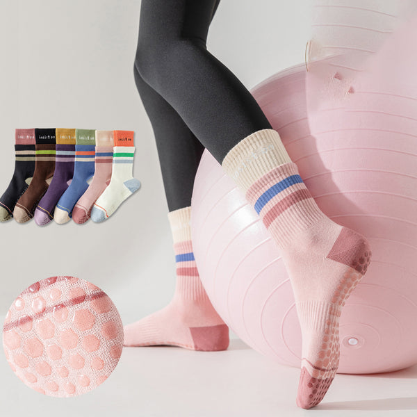 Custom Outdoor Sports Cycling Compression Socks Unisex Professional Dispensing Yoga Socks Pilates