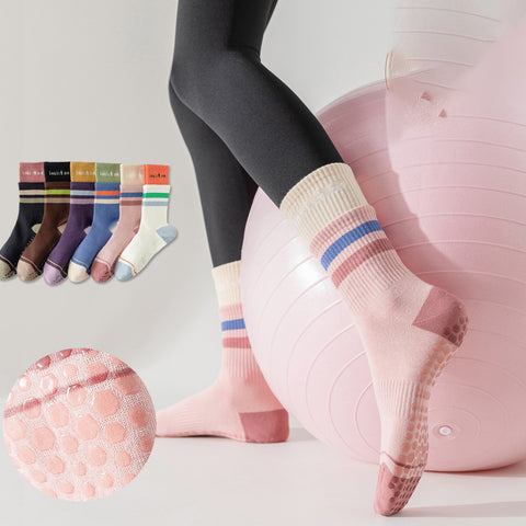 Custom Outdoor Sports Cycling Compression Socks Unisex Professional Dispensing Yoga Socks Pilates