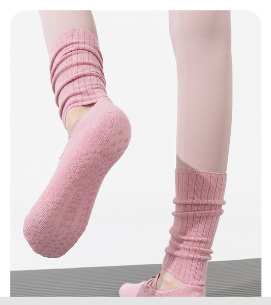 Customized Professional Cotton Anti slip Dance Yoga Socks Women Dispensing Pilates Socks for Sports
