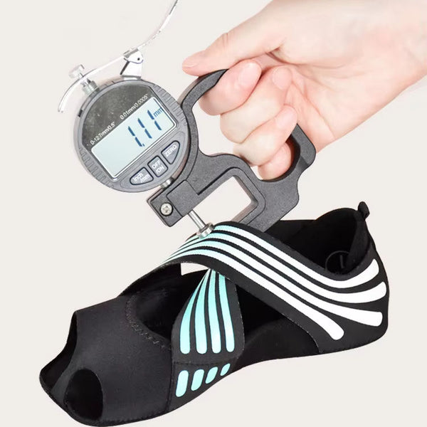 New Designer Women's Indoor Toeless Anti-slip Dance Yoga Socks Grip Five Toe Gym Pilates Ballet Socks Custom