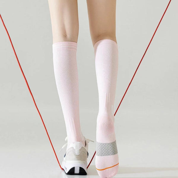 Personalized Professional Athletic Compression Fitness Socks Women Non-slip Yoga Pilates Socks for Women