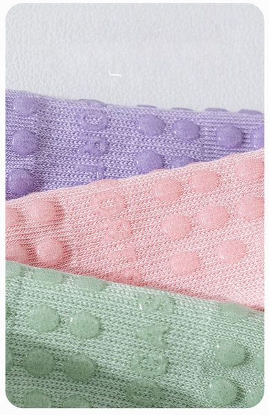 Custom Professional Cotton Fitness Non-slip Yoga Socks Sweat-absorbing Sports Socks for Women