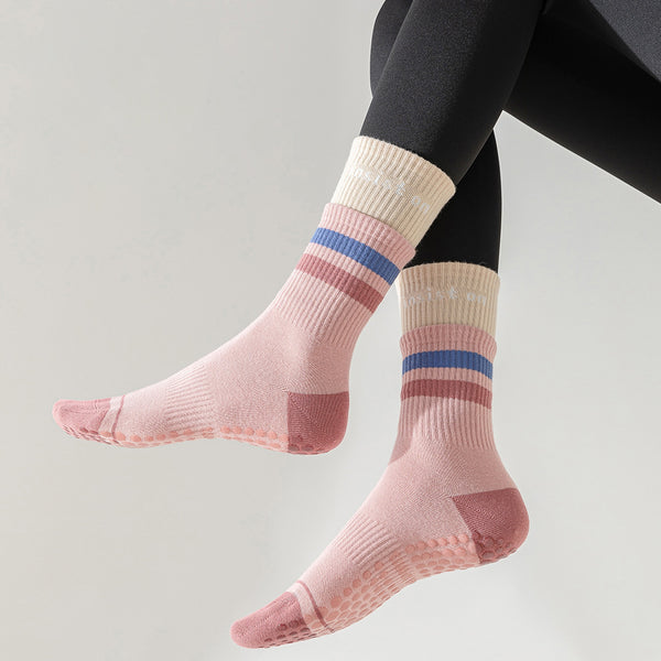 Custom Outdoor Sports Cycling Compression Socks Unisex Professional Dispensing Yoga Socks Pilates