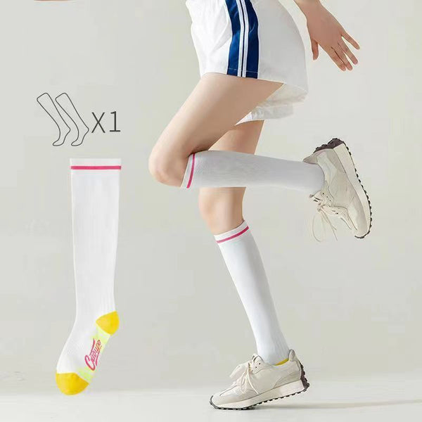 Custom Sports Cycling Fitness Compression Socks Elastic Professional Yoga Socks Pilates for Women