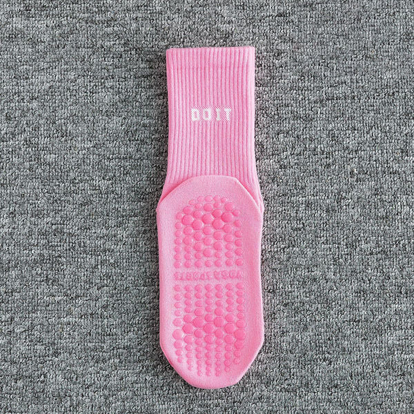 Hot Selling Cotton Mid Tube Sports Socks Custom Running Breathable Yoga Socks Pilates for Women