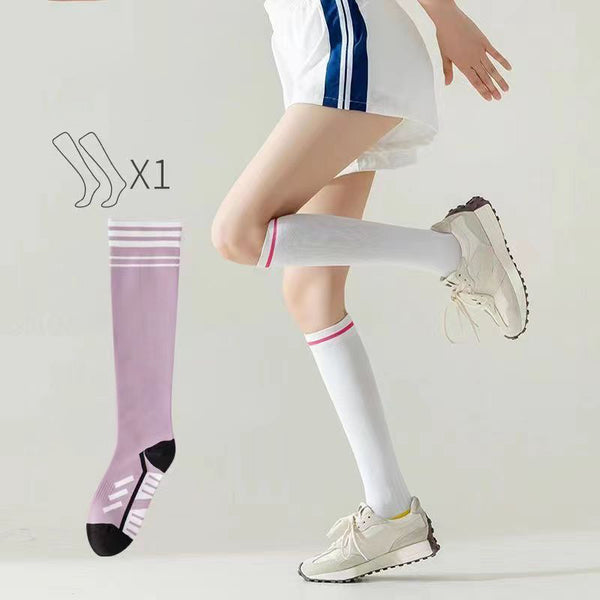 Custom Sports Cycling Fitness Compression Socks Elastic Professional Yoga Socks Pilates for Women