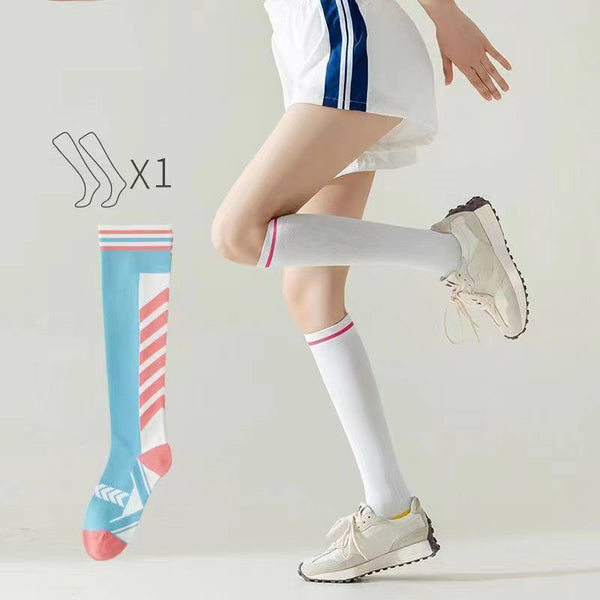 Custom Sports Cycling Fitness Compression Socks Elastic Professional Yoga Socks Pilates for Women