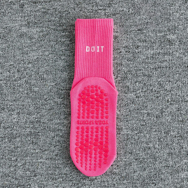 Hot Selling Cotton Mid Tube Sports Socks Custom Running Breathable Yoga Socks Pilates for Women