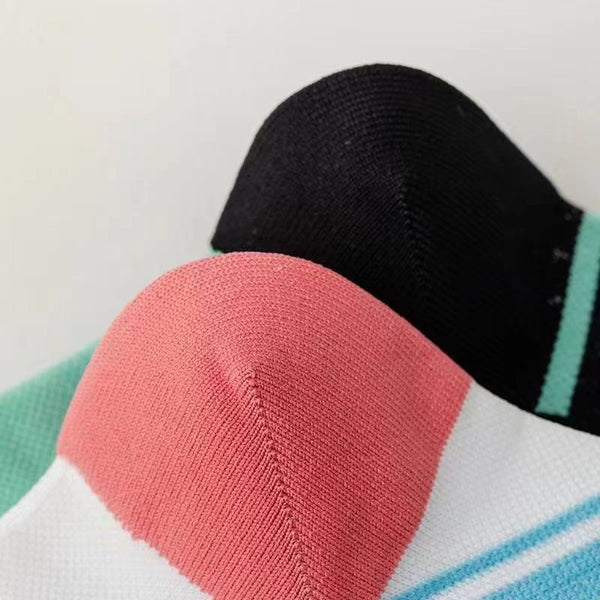 Custom Sports Cycling Fitness Compression Socks Elastic Professional Yoga Socks Pilates for Women