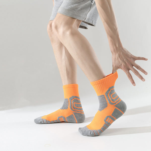 Wholesale Premium Thick Cushioned Workout Socks Men Elite Basketball Sports Crew Socks