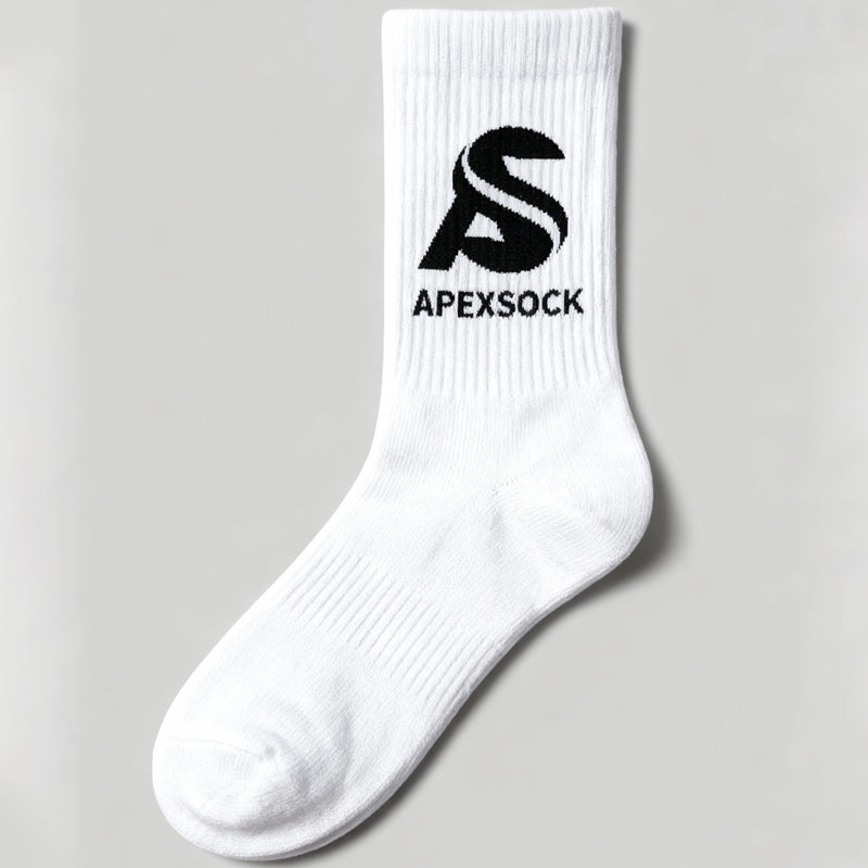 APEXSOCK High Quality Logo Custom Cotton Socks Unisex Apex Letter Socks with Box Crew Length Fashion in SNS