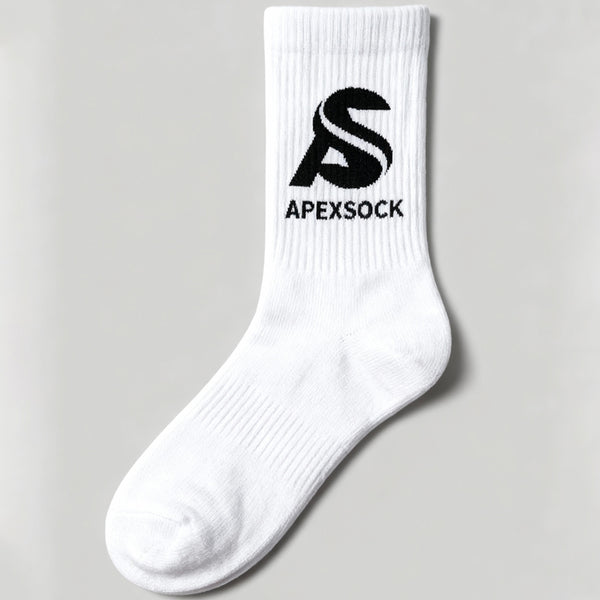 APEXSOCK High Quality Logo Custom Cotton Socks Unisex Apex Letter Socks with Box Crew Length Fashion in SNS