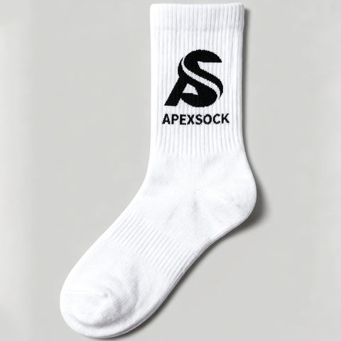 APEXSOCK High Quality Logo Custom Cotton Socks Unisex Apex Letter Socks with Box Crew Length Fashion in SNS