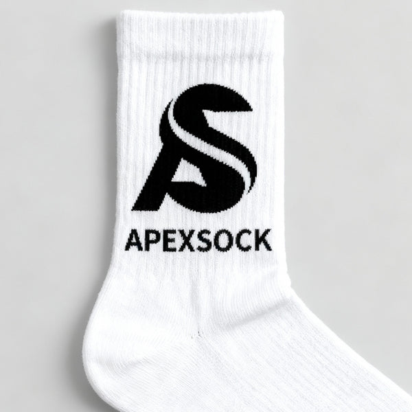 APEXSOCK High Quality Logo Custom Cotton Socks Unisex Apex Letter Socks with Box Crew Length Fashion in SNS