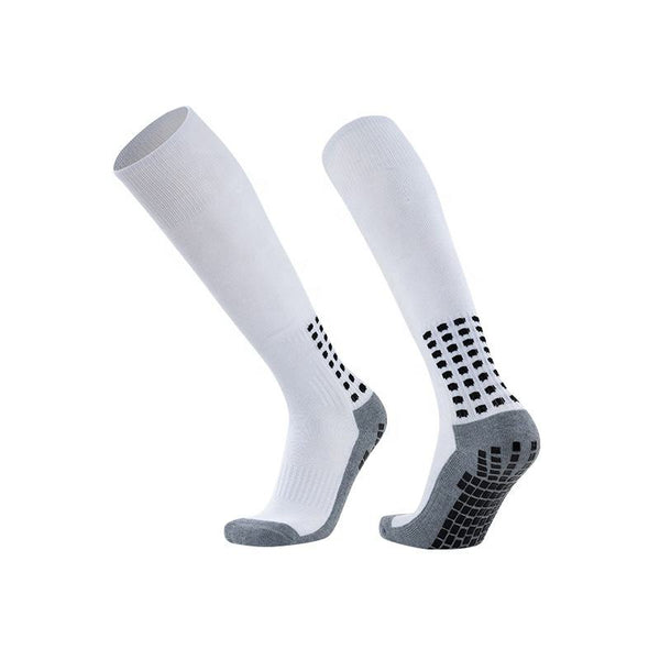 Wholesale Padded Anti Slip Sports Soccer Socks Adult Kids Grips Long Football Socks for Men