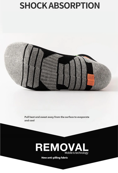 Badminton Socks for Men and Women Breathable Cotton Sports Ankle Socks with Moisture Wicking and Anti Odor Technology