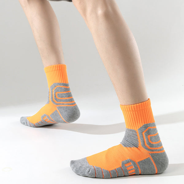 Wholesale Premium Thick Cushioned Workout Socks Men Elite Basketball Sports Crew Socks