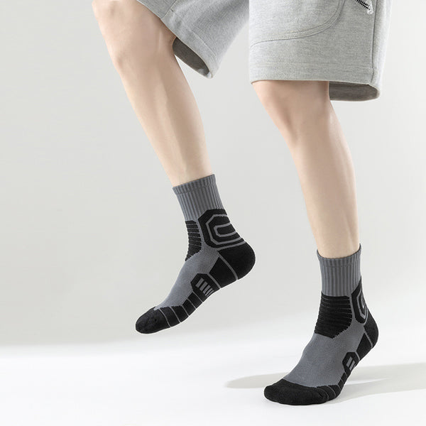 Wholesale Premium Thick Cushioned Workout Socks Men Elite Basketball Sports Crew Socks