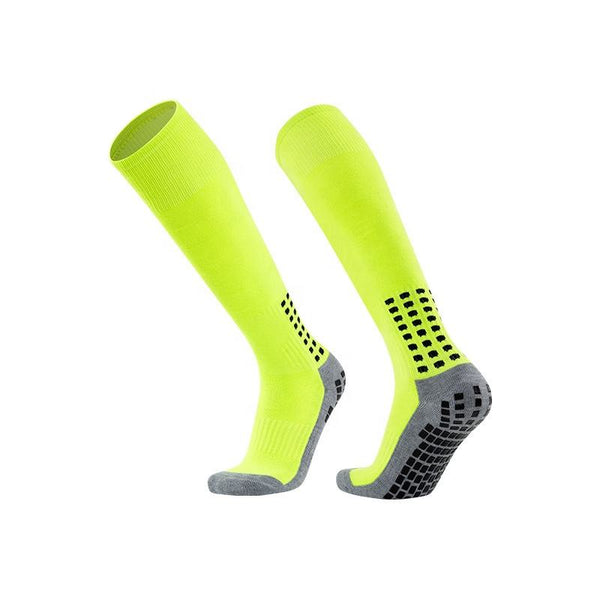 Wholesale Padded Anti Slip Sports Soccer Socks Adult Kids Grips Long Football Socks for Men