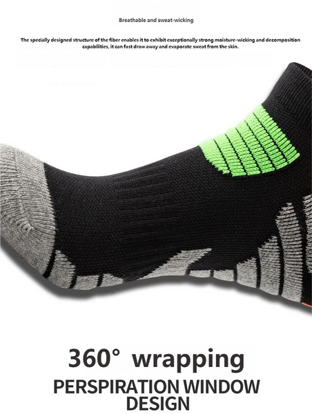 Badminton Socks for Men and Women Breathable Cotton Sports Ankle Socks with Moisture Wicking and Anti Odor Technology