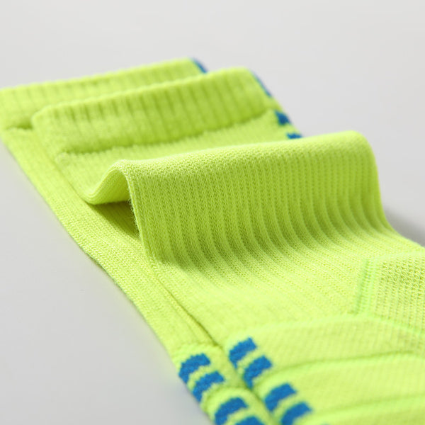 Professional Men's Women's Sports Socks for Running Basketball Sweat-Absorbent Deodorant Cotton Towel for Autumn Winter Crew