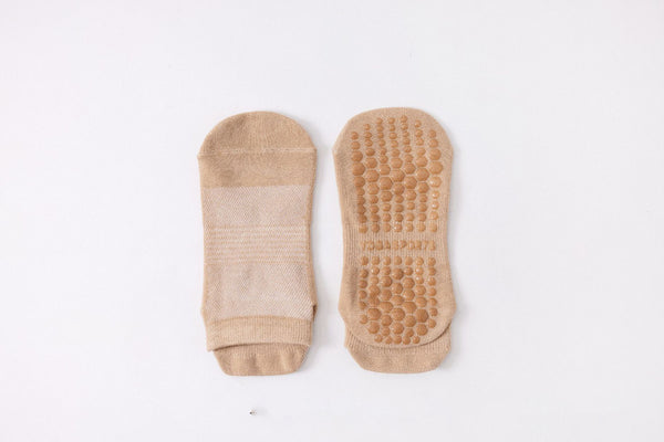 Personalized Cotton Breathable Mesh Dispensing Yoga Socks Women Anti-slip Shock-absorbing Sweat-absorbing Pilates Socks Athletic