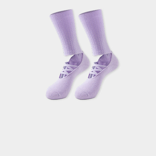 Customized Professional Cotton Anti slip Dance Yoga Socks Women Dispensing Pilates Socks for Sports