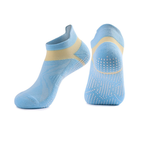 Custom Cotton Breathable Mesh Dispensing Yoga Socks Indoor Anti-slip Pilates Socks for Women