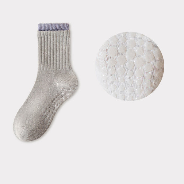 Personalized Cotton Dispensing Yoga Socks Pilates Women Non-slip Antibacterial Deodorant Sweat-wicking Socks