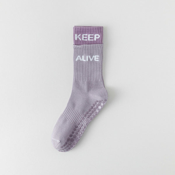 2025 Hot Selling Custom Cotton Non-slip Yoga Dress Socks Sports Despensing Pilates Socks for Women