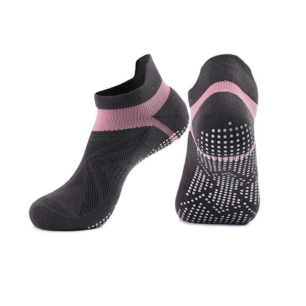 Custom Cotton Breathable Mesh Dispensing Yoga Socks Indoor Anti-slip Pilates Socks for Women