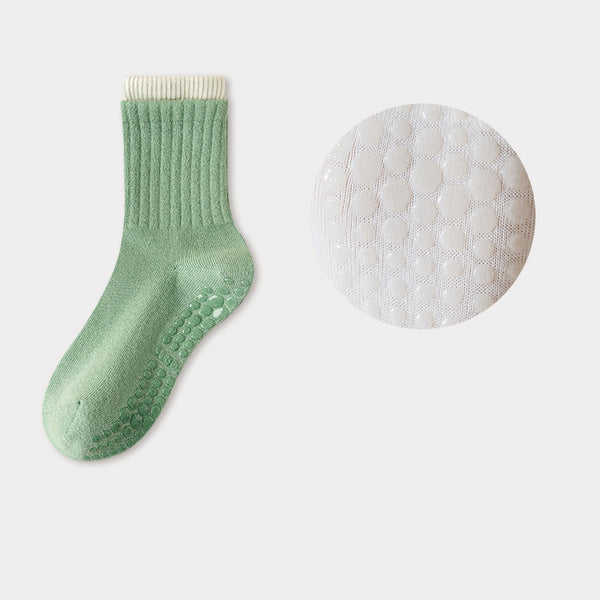 Personalized Cotton Dispensing Yoga Socks Pilates Women Non-slip Antibacterial Deodorant Sweat-wicking Socks