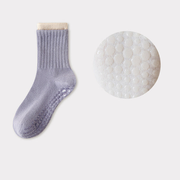 Personalized Cotton Dispensing Yoga Socks Pilates Women Non-slip Antibacterial Deodorant Sweat-wicking Socks