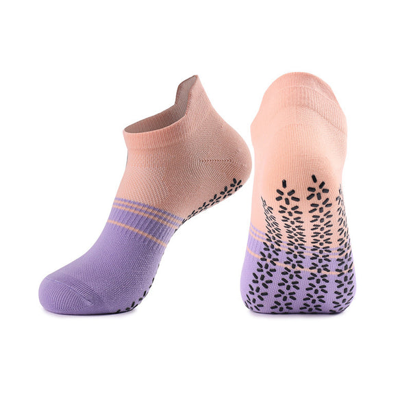 Custom Cotton Breathable Mesh Dispensing Yoga Socks Indoor Anti-slip Pilates Socks for Women