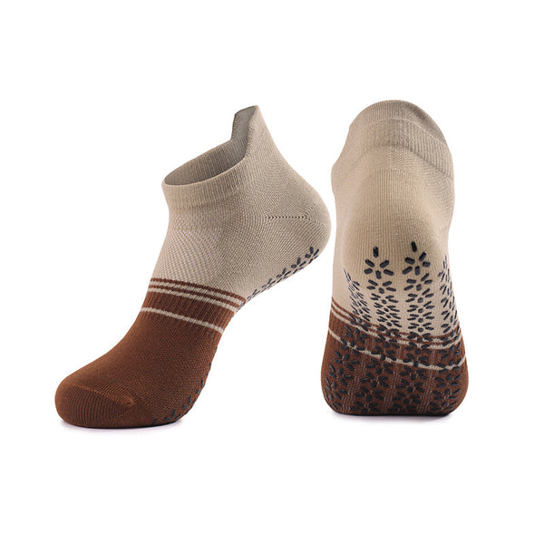 Custom Cotton Breathable Mesh Dispensing Yoga Socks Indoor Anti-slip Pilates Socks for Women