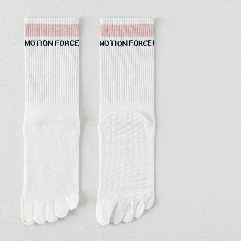 Personalized Womens Cotton Compression Socks Non Slip Grip Socks for Yoga Pilates Sports Custom Color