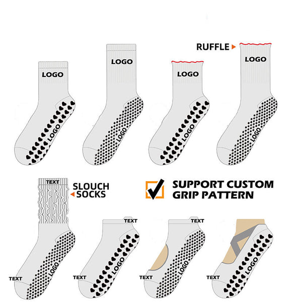 2025 Hot Selling Custom Cotton Non-slip Yoga Dress Socks Sports Despensing Pilates Socks for Women