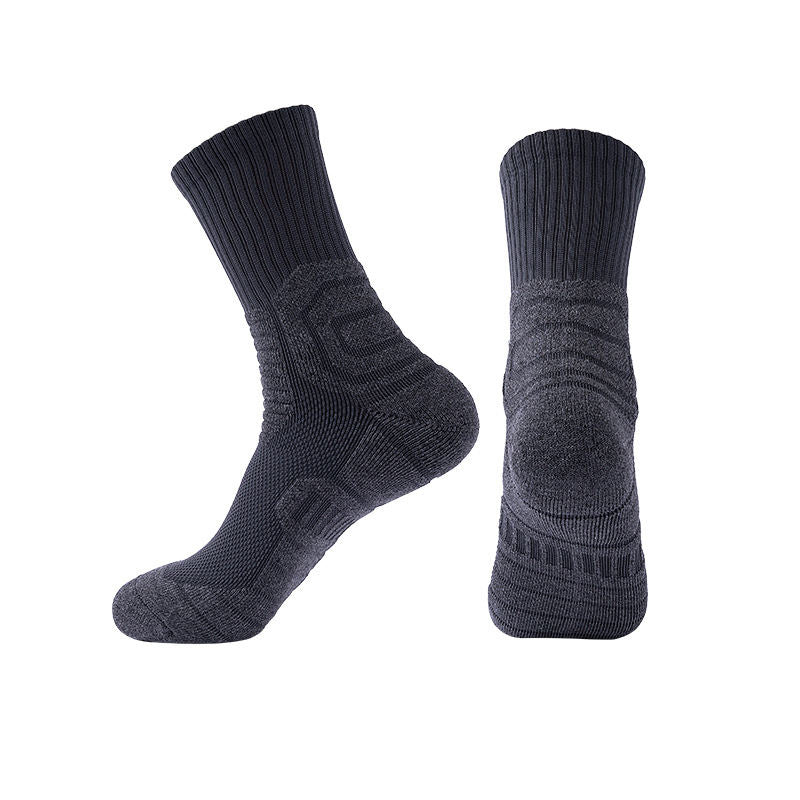 Wholesale Premium Thick Cushioned Workout Socks Men Elite Basketball Sports Crew Socks