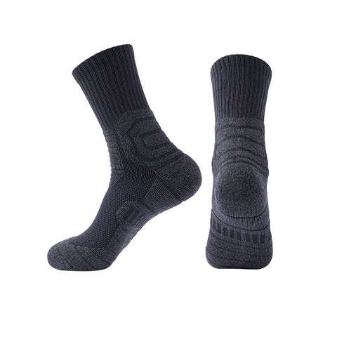 Wholesale Premium Thick Cushioned Workout Socks Men Elite Basketball Sports Crew Socks