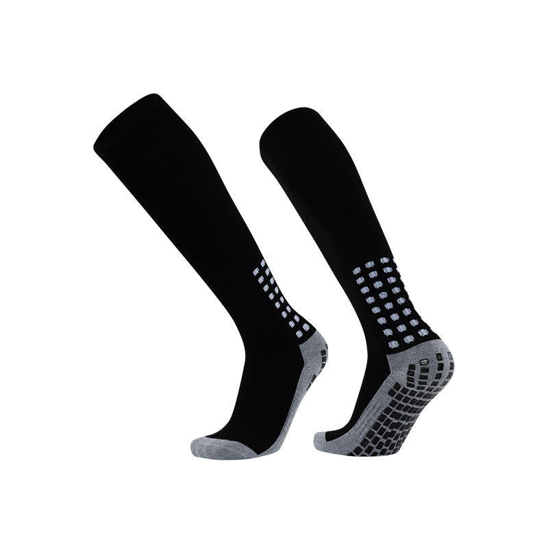 Wholesale Padded Anti Slip Sports Soccer Socks Adult Kids Grips Long Football Socks for Men