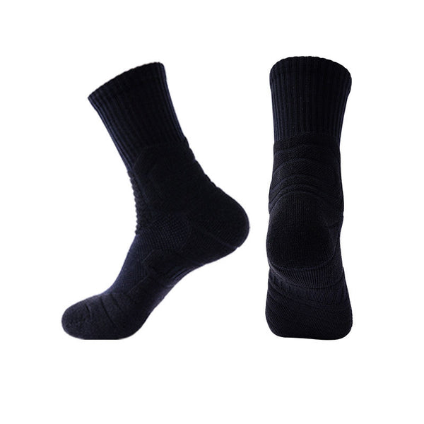 Wholesale Premium Thick Cushioned Workout Socks Men Elite Basketball Sports Crew Socks