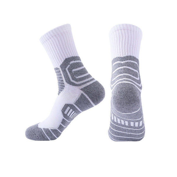 Wholesale Premium Thick Cushioned Workout Socks Men Elite Basketball Sports Crew Socks