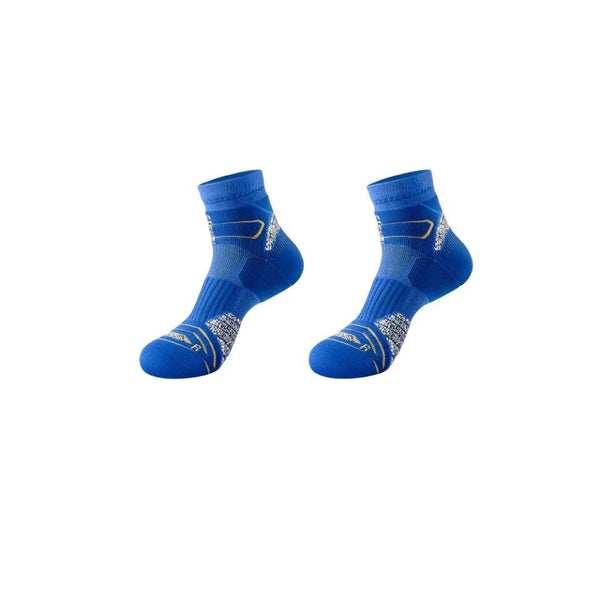 Custom Thick Padded Cushion Quarter Basketball Socks Anti-Blister Compression Marathon Running Crew Socks