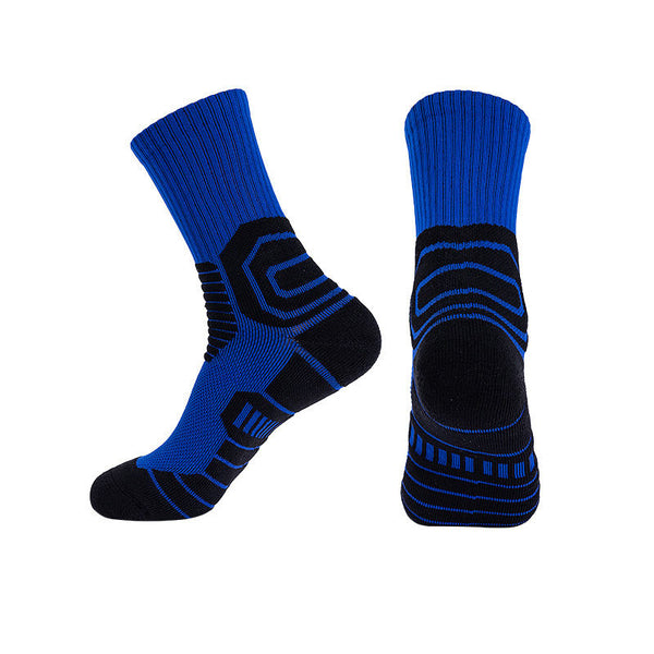 Wholesale Premium Thick Cushioned Workout Socks Men Elite Basketball Sports Crew Socks
