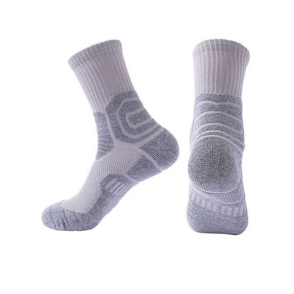 Wholesale Premium Thick Cushioned Workout Socks Men Elite Basketball Sports Crew Socks