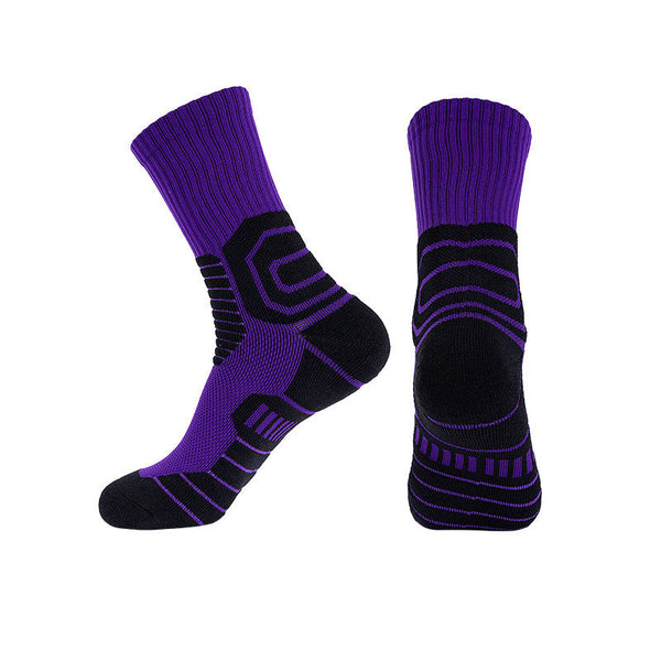 Wholesale Premium Thick Cushioned Workout Socks Men Elite Basketball Sports Crew Socks
