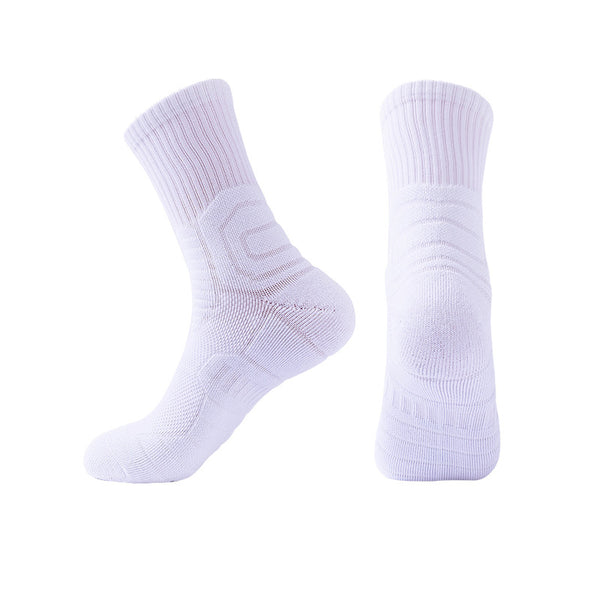 Wholesale Premium Thick Cushioned Workout Socks Men Elite Basketball Sports Crew Socks